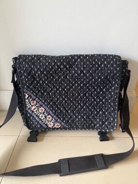 Vera Bradley Quilted Messenger Bag